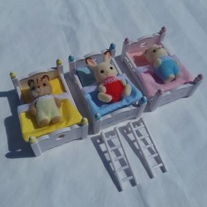 Calico Critters Triple Baby Bunk Beds